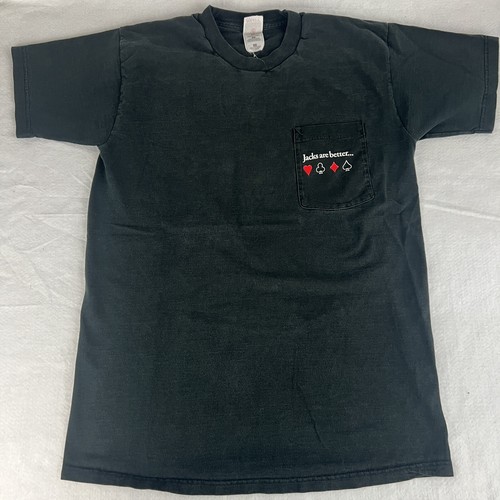 Vintage Jack Daniels Jacks Are Better Tennessee Whisky-T-Shirt schwarz Gr. M - Bild 3 von 7