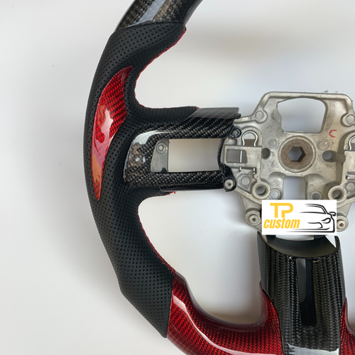 Real Carbon Fiber Sports Steering Wheel For Ford Mustang SHELBY GT350 2015-2017 - Bild 5 von 6