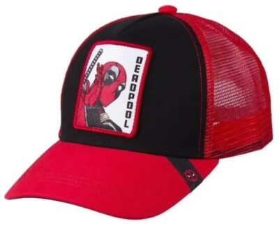 Deadpool SuperHero Theme Snapback Adjustable Baseball Hat