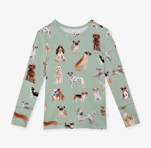 Posh Peanut 🐶 Posh Puppies Classic Pajama PJ Set Size 7/8  NWT - Picture 5 of 7