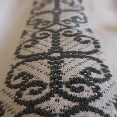 Tablecloth +8 Napkins Linen Table Cotton Handmade Art Deco Design 20th N3628 - Imagen 5 de 12