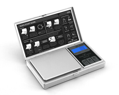 DIGITALE ELEKTRONISCHE WAAGE 1000 G, 1 KG, GENAU AUF 0,1 GRAMM LCD DISPLAY WAAGE UK