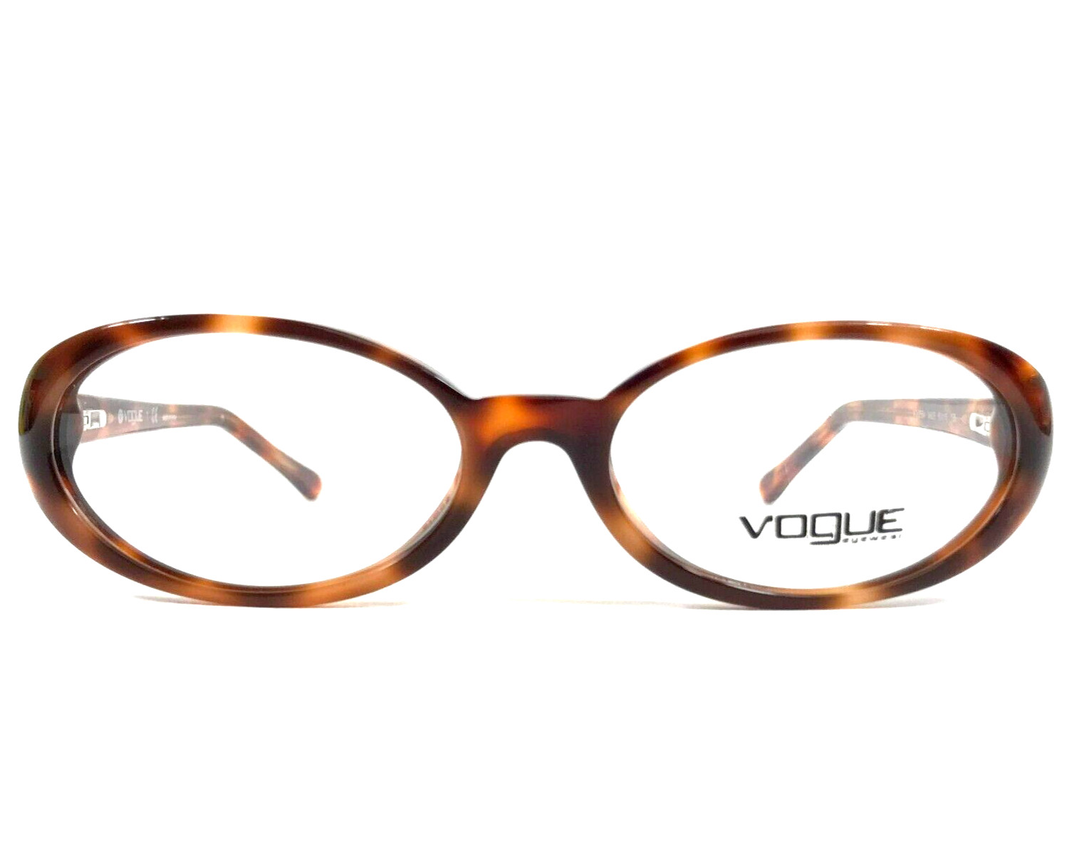 Оправа для очков Vogue VO2554 W655 в черепахово-коричневой овальной оправе с полной оправой 50-16-135