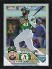 Dermis García 2023 Topps Chrome Refractor Oakland Athletics #183