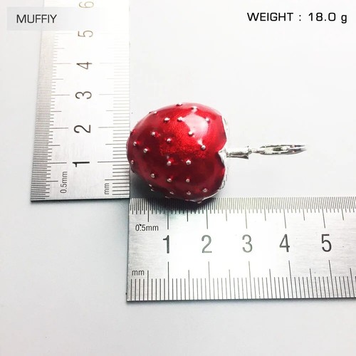 Strawberry Locket Openable 925 Sterling Silver Soul Fine Women Jewelry - Picture 4 of 6