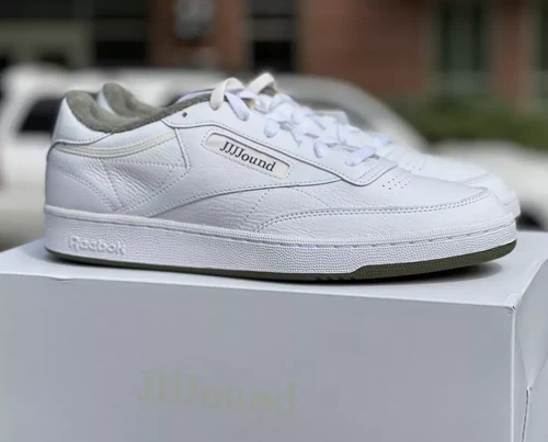 ✔️JJJJound x Reebok Tennis Club C 85 White Olive 9 GX9657🚀SAME DAY SHIPPING🚀