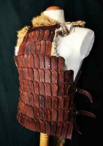 Armatura lamellare lamellare vichinga Halloween fatta a mano larp armatura cosplay - Foto 2 di 3