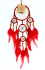 Red Dream Catcher New Dreamcatcher Kids Bedroom Nursery Beads Shells Feathers
