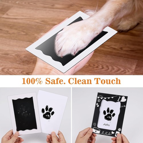 Paw Print Kit, Dog Nose Print Kit, 8 Pcs Baby Hand and Footprint Kit with Cute - Picture 5 of 8