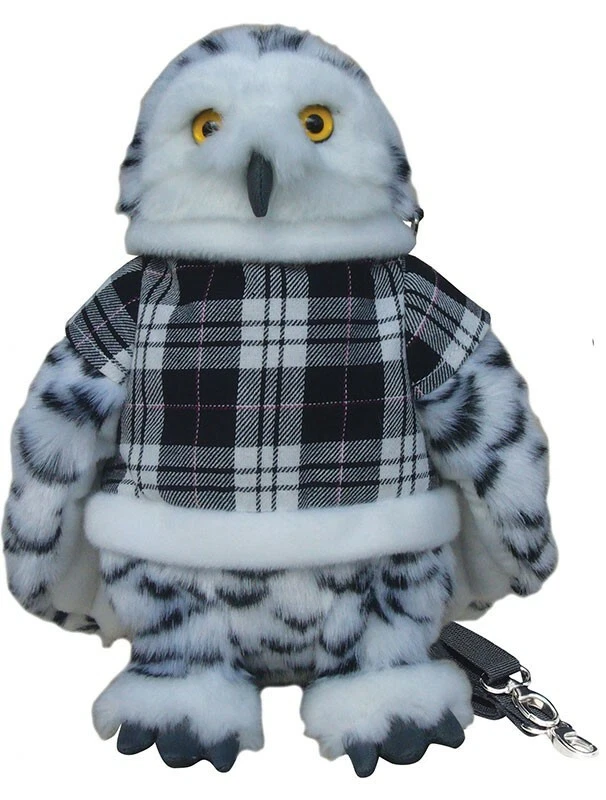 FAITHFUL FRIENDS COLLECTABLES SNOWY OWL bag plush owl handbag girls novely handbags bags birds of prey owls