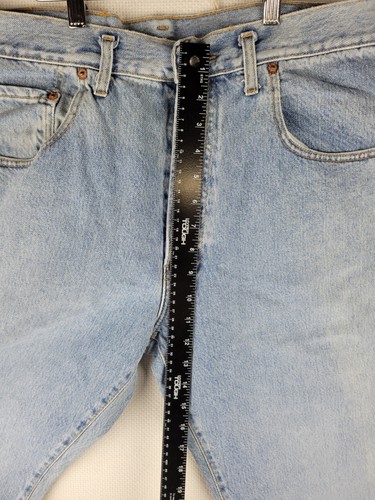 Women's Blue Jeans Big Star VTG Blue Digger Button Fly Cotton Sz 46 Sz 12 approx - Picture 8 of 18