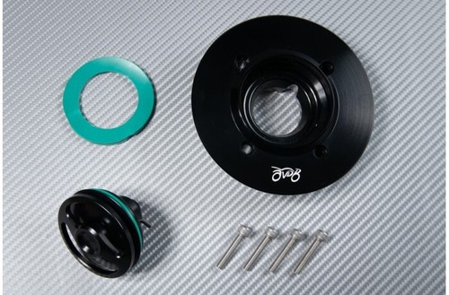 Tankdeckel Tankschloss Schwarz Schnell Freigabe KAWASAKI ZX6R ZX-6R 2019-2023 - Picture 1 of 4