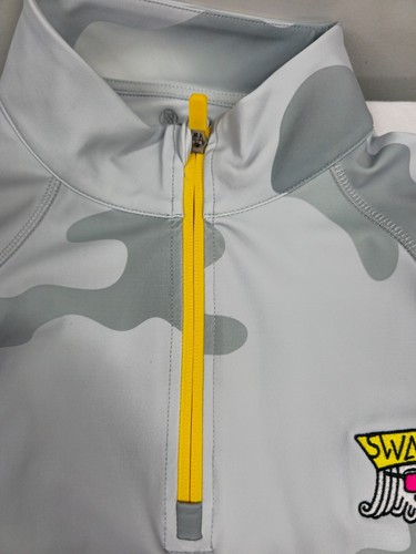 SWAG Golf G/FORE Gradient Camo King 1/4 Zip Pullover Size M Grey NWT - Picture 6 of 10
