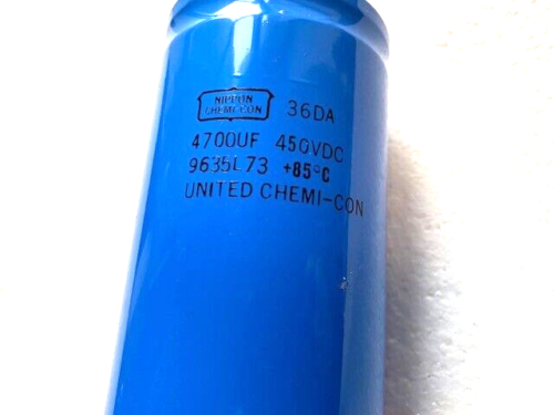 4700uF 450 V Condensatore elettrolitico lattina grande UCC NIPPON 36DA472F450DF2 - Foto 3 di 8