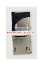 NEW Original XQD Memory Card Slot Holder For NIKON D500 D4S Z6 Z7 Z6II Z7II