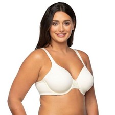 Vanity Fair Beauty Back Back Smoother Full-Figure Bra 76380 Ivory Sz.36DD,44DD