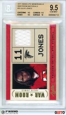 Julio Jones BGS 9.5: 2011 Absolute Memorabilia WR Materials Rookie Gisto POP 2
