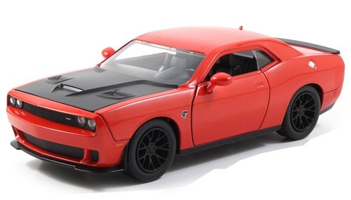 DODGE Challenger SRT Hellcat - 2015 - red / black - JADA 1:24 - Foto 3 di 5