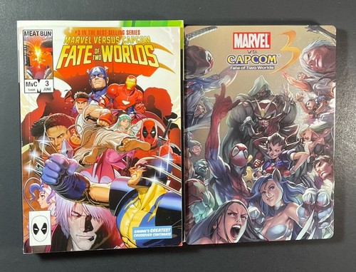 Marvel vs Capcom 3 Fate of Two Worlds Special Edition STEELBOOK (XBOX 360) USED - Picture 7 of 17