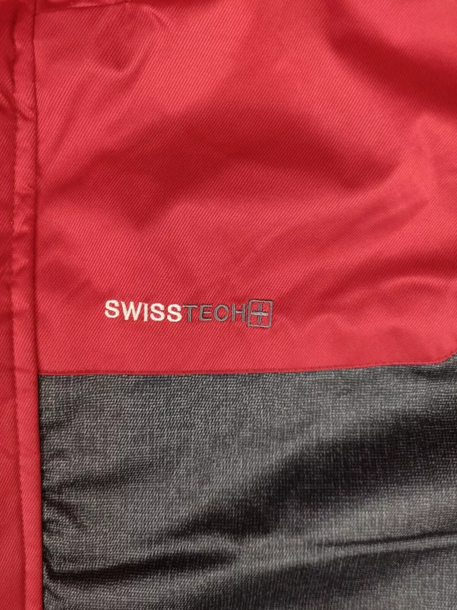 Swiss tech jacket red and cheap black