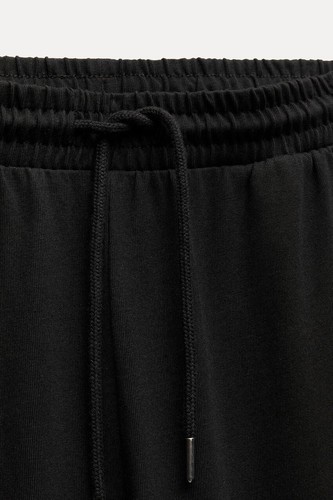 Zara Heavy Cotton Pants, Black, size XS S, Women's NEW - Picture 5 of 17