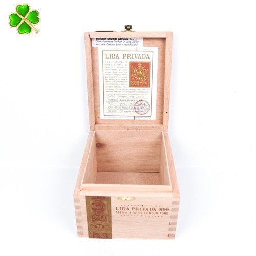 Liga Privada Corojo Toro H99 Empty Wood Cigar Box 7" x 5.75" x 4" - Picture 11 of 12