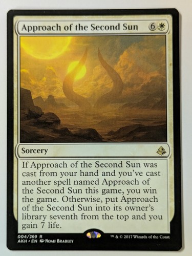 Approach of the Second Sun - NM Near Mint - AKH Amonkhet - MTG Magic