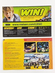 5 LEGO Racer Instruction Manuals, 8126 8371 8228 8197 4588 - Manuals Only