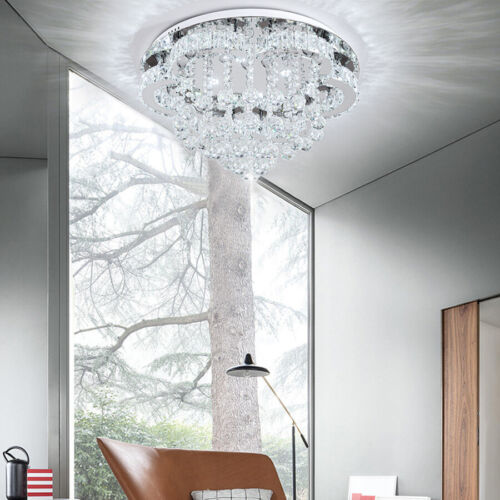 Luxury Chandelier LED Ceiling Crystal Lights Chic Lamps Kitchen Hallway Lighting - Picture 11 of 217