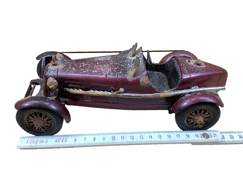 Miniatur Modellauto Sammlerauto Braccio + Götz Alfa Romeo 1:18 Rostlook - Bild 2 von 12