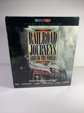 Railroad Journeys Around the World: Six Pack (VHS, 2000, 6-Tape Set)
