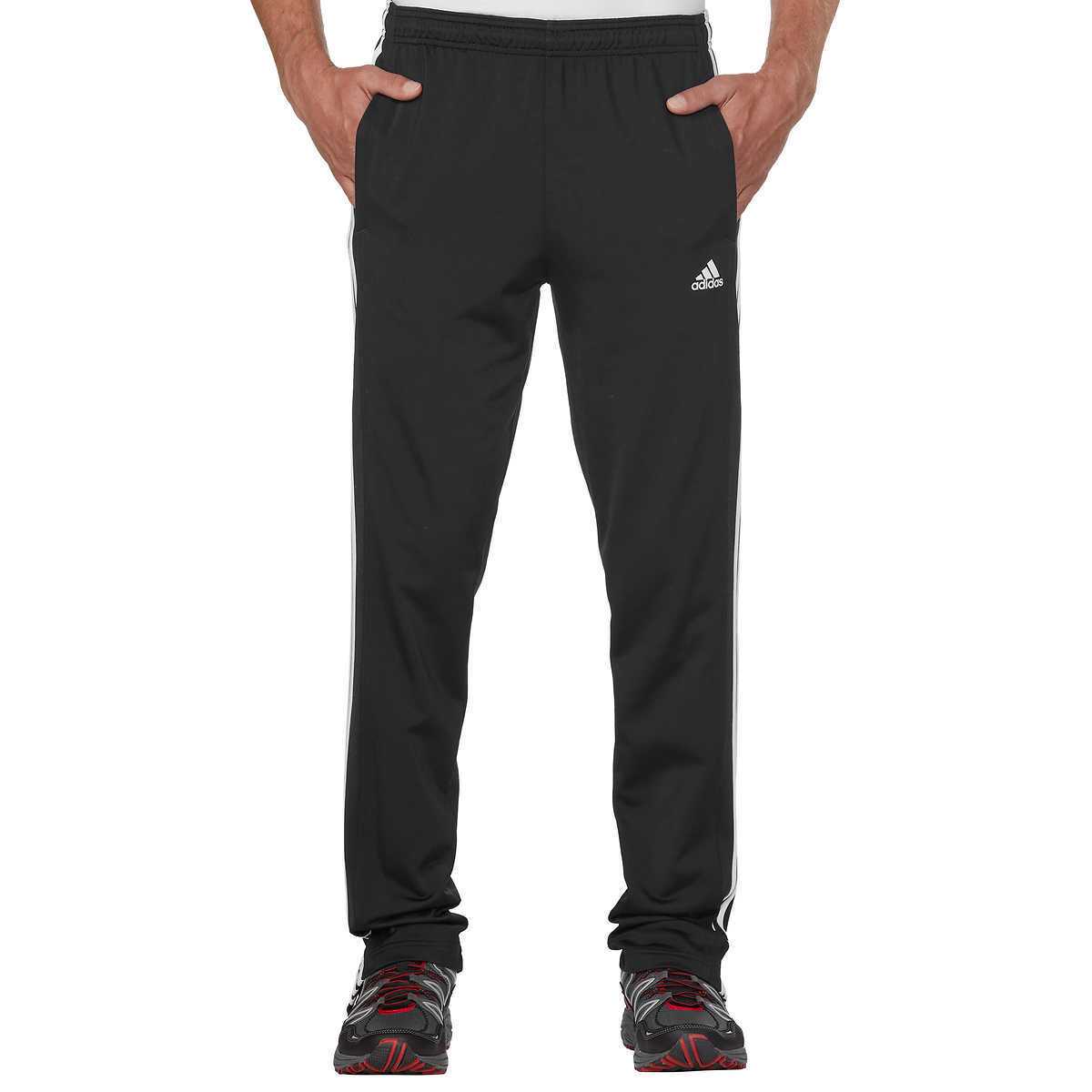 adidas Men's Tricot JOGGER TRACK Pant 3 Strip with Ankle