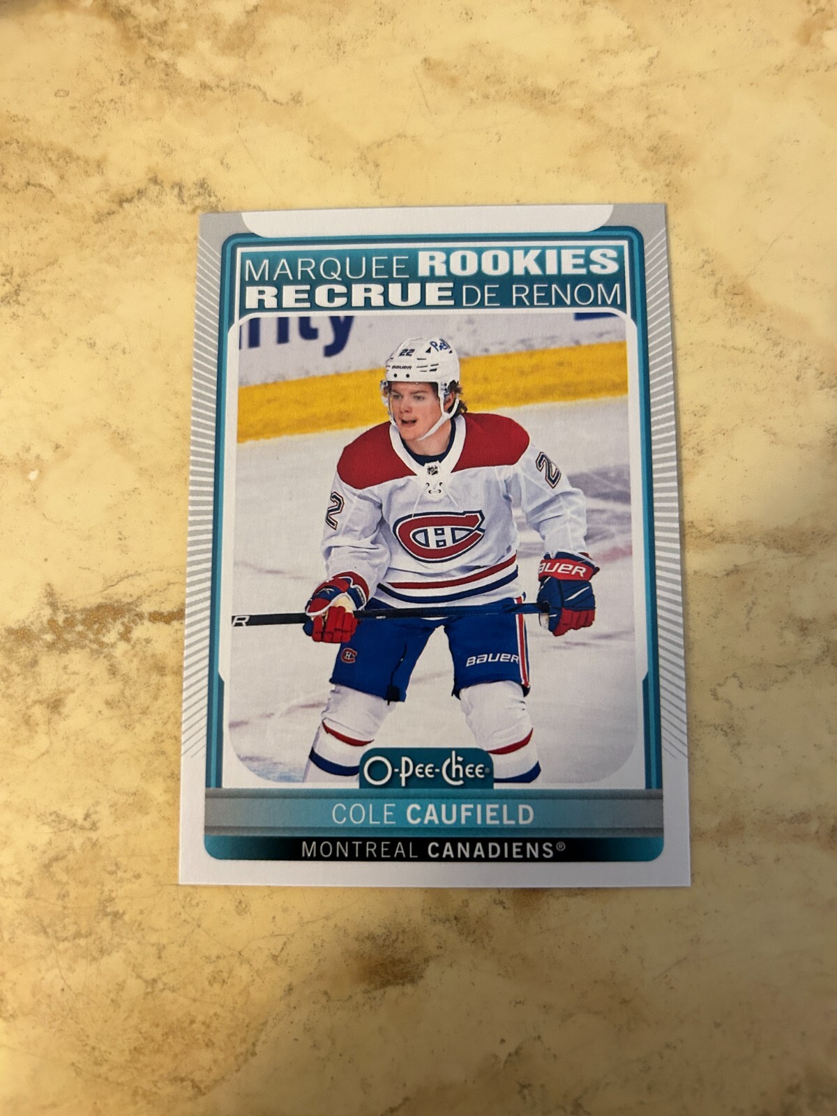 2021-22 O-Pee-Chee Marquee Rookies #506 Cole Caufield RC