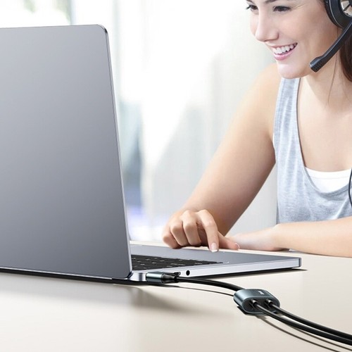 USB 3.5mm Auditory Connector Sound Card For Online Communication Multiple Platfo - Photo 4/9