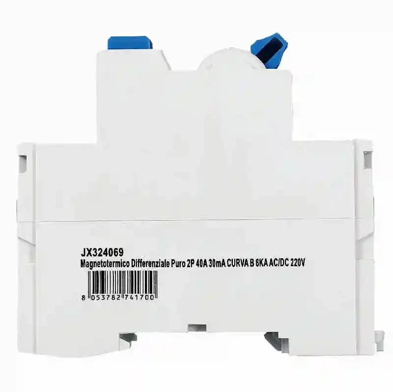 Differenziale Magnetotermico Puro 2P 40A 30mA CURVA B 6KA AC/DC 220V - Immagine 3 di 3
