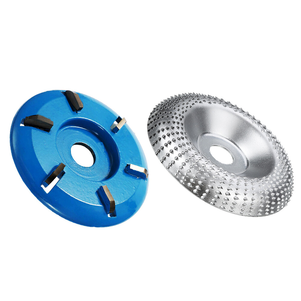 2pcs Angle Grinding Disc 6 Teeth Wood Carving Disc Woodworking Sanding