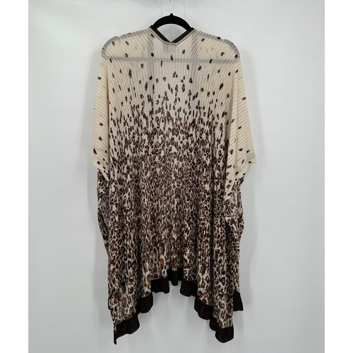 Chicos Mujer Envoltura Talla Única Estampado Animal Leopardo Guepardo Arrugado Ligero - Imagen 2 de 5