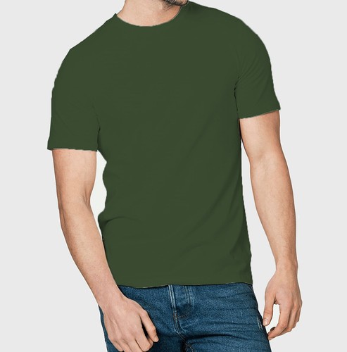 1 , 3 & 5 Pack Mens T-Shirt Cotton Plain Tee Shirts T Shirt Round Neck Lot - Picture 9 of 10