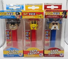 Brand New Set Of 3 Funko Pop Pez Cap'n Crunch Jean Lafoote Crunchberry Beast