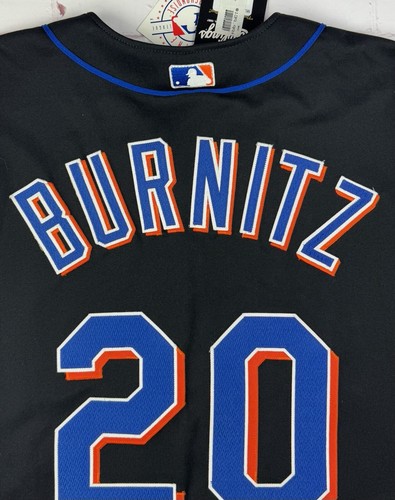 NWT Vtg MLB New York Mets Jeromy Burnitz 2002 40TH Authentic Jersey Rawlings 48 - Picture 13 of 14