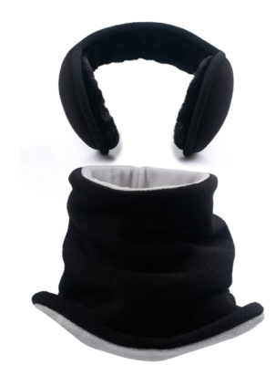 NEW Elansun Unisex PCS Ear Muffs Neck Warmer Set Winter Earmuffs