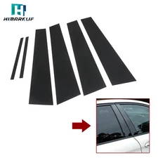 Window Pillar Posts Door Trim Cover Sticker Set for 2011-2021 Dodge Charger