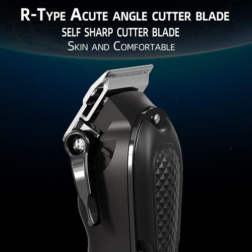 Black Electric Razor Trimmer Shavers Body Hair Cutting Kit LED Power Indicator - Picture 8 of 8