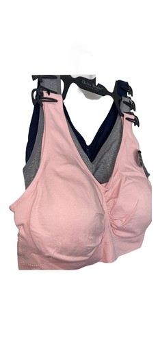 DELTA BURKE 3 Pack SEAMLESS BRAS~ REMOVABLE CUP~MULTICOLOR~BEAUTIFUL ~GREAT FIT! - Picture 6 of 15