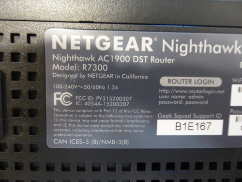 Netgear Nighthawk R7300 AC1900 Wireless WiFi Router TESTED and Working! - Picture 4 of 4