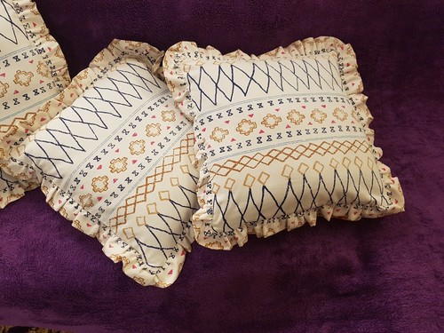 1x Kissenbezug Rüsche 40x40 Landhausstil Deko Kissen - Bild 6 von 12