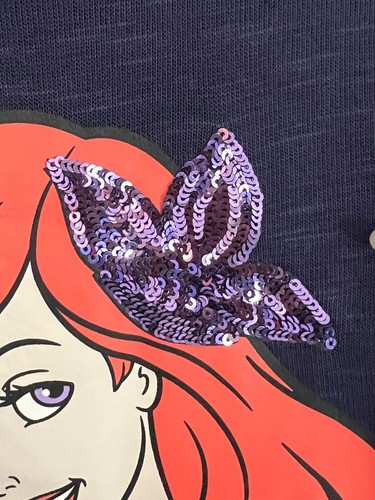 Torrid Disney Princess Little Mermaid Ariel Knit Long Sleeve Tunic Size 5X NWT - Picture 3 of 10