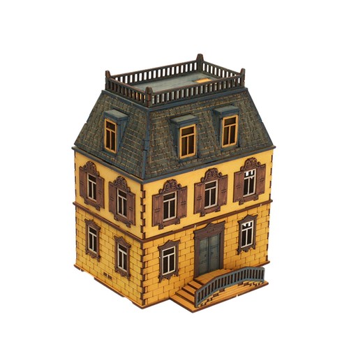 1:72 Hausmodell 3D Puzzle Kreativ für Erwachsene Kinder Landschaft Layout - Bild 5 von 7