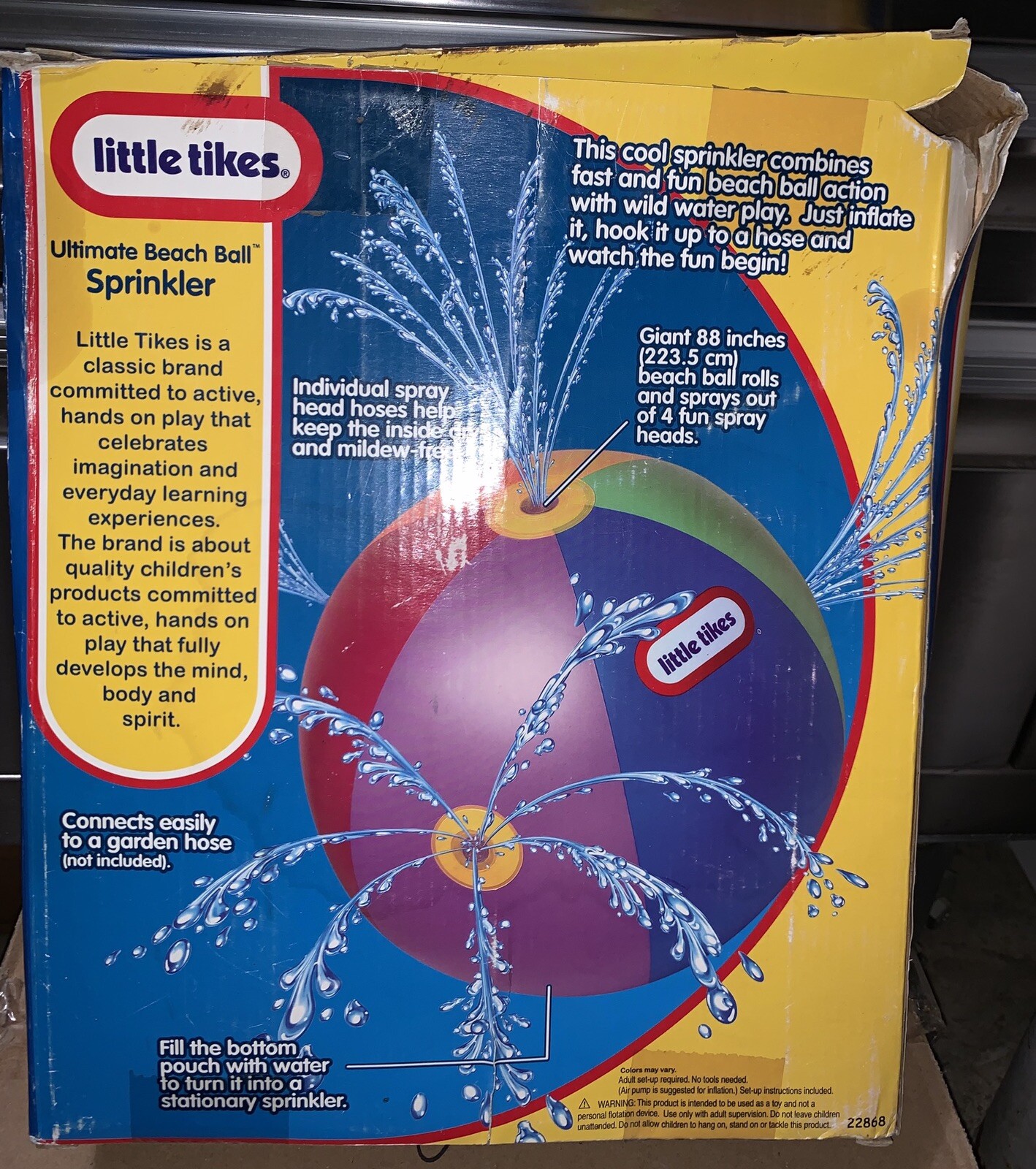 little tikes ultimate beach ball sprinkler