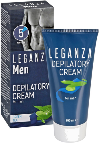 Kit de depilación rápida e indolora crema depilatoria para hombre Leganza solución 200 ml - Imagen 11 de 12